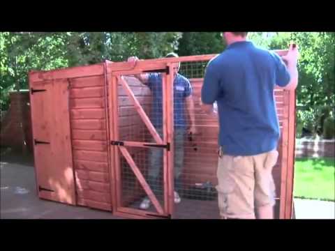 How to build a kennel &amp; run by Taylors Garden Buildings