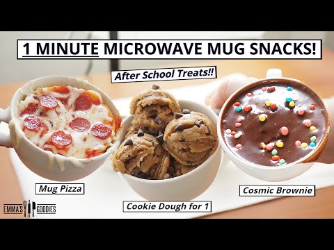 1 Minute Microwave Mug Recipes ! Back to School Mug Treats!