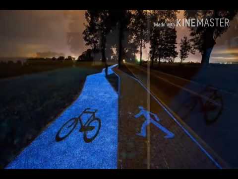 Poland Unveils Glow-In-The-Dark Bicycle Path That Is Charged By The Sun.