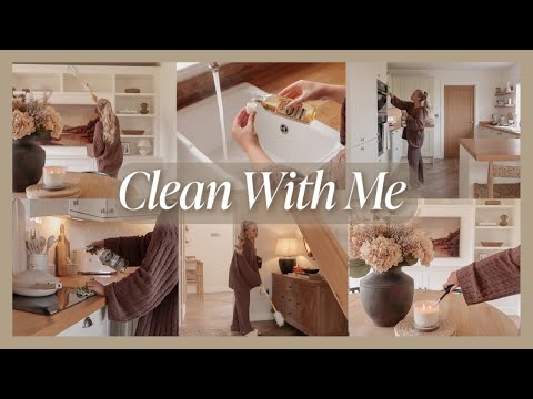 AUTUMN CLEAN WITH ME | all day deep cleaning &amp; extreme cleaning motivation 2023