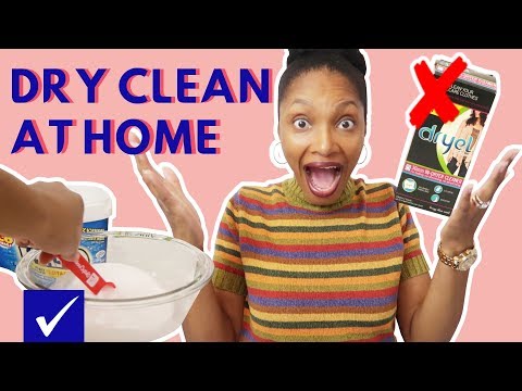 DRY CLEAN CLOTHES AT HOME without WOOLITE OR DRYEL