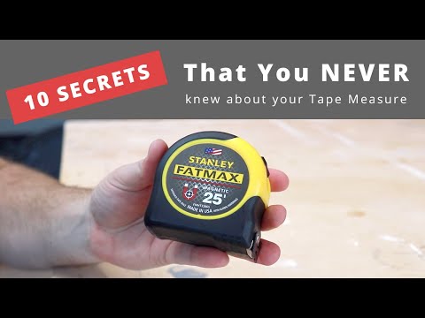 10 Things You Did Not Know About Your Measuring Tape | #tipsandtricks