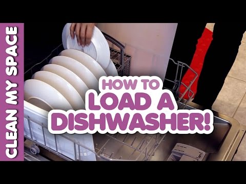 How to Load A Dishwasher! (Clean My Space)