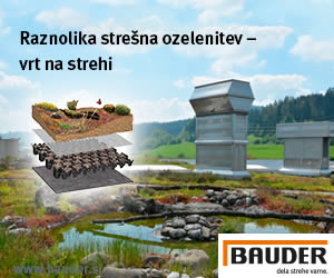 Bauder | Raznolika stršna ozelenitev