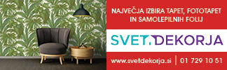 Svet dekorja - največja izbira tapet, fototapet in samolepilnih folij