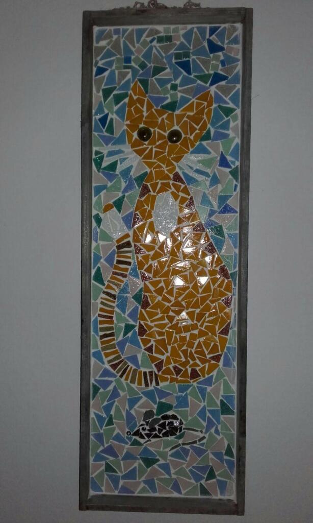 mozaik mačka