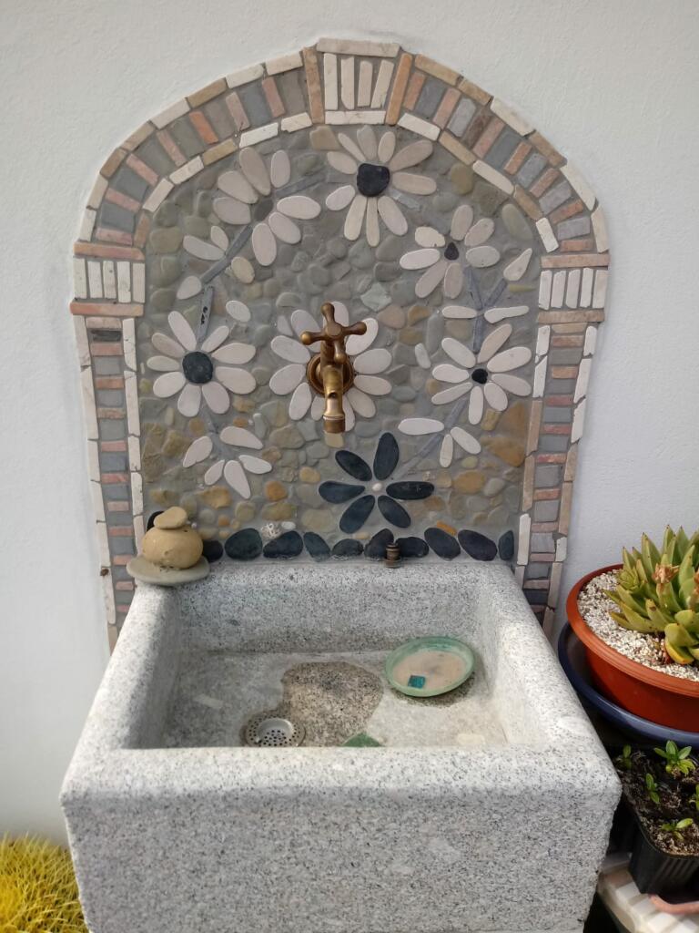 mozaik na umivalniku