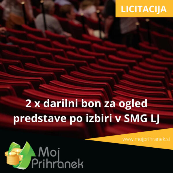 2 x darilni bon za ogled predstave po izbiri v SMG Ljubljana