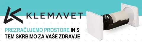 Klemavet: prezračujemo prostore in s tem skrbimo za vaše zdravje