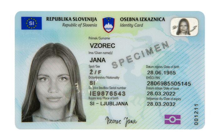 Nove biometrične osebne izkaznice bodo na voljo tudi v Sloveniji (Vir: MNZ)