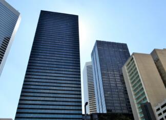 Prosojni paneli namesto oken? Zakaj pa ne. office, architecture, glass items