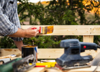 Kako zaščititi les za zimo? les