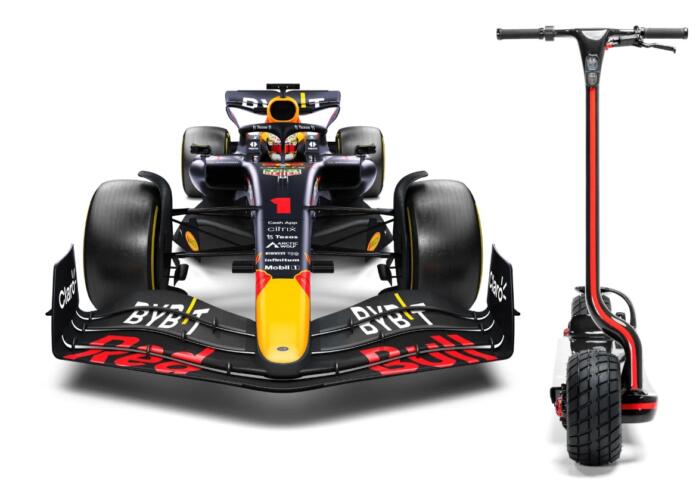 Električni skiro Red Bull RBS #01, ki so ga izdelali mojstri Formule 1