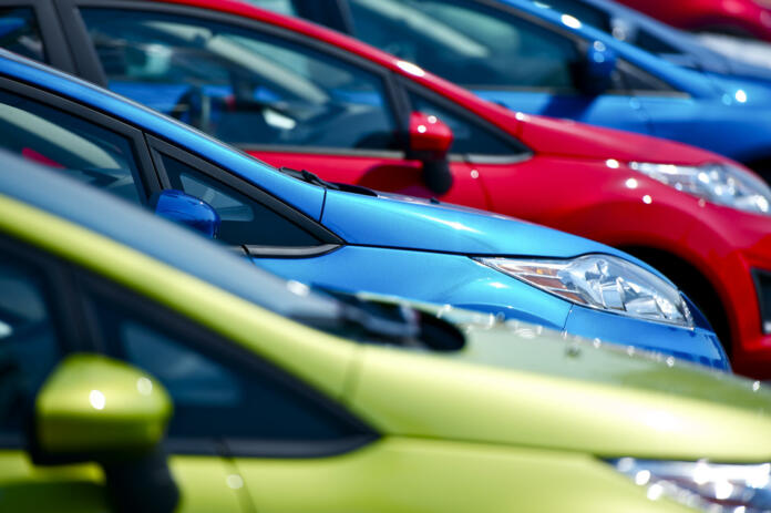 Colorful Cars Stock. Small European Vehicles in Stock. Many Colors to Choose From. Dealership Cars Stock. Transportation Photo Collection