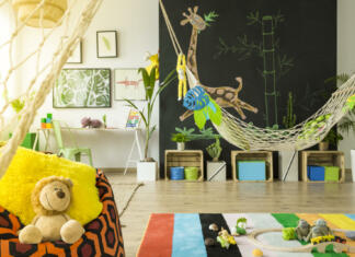 Nova barva otroške sobe? Zakaj pa ne. otroška soba