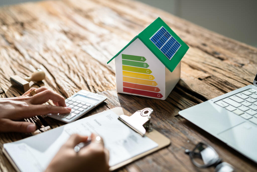 House Energy Audit. Efficient Consumption Invoice And Economy