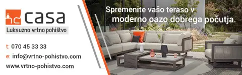 Oglas za vrtno pohištvo
