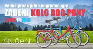 Velika predizpitna nagradna igra zadeni kolo Rog Pony zanjo in zanj