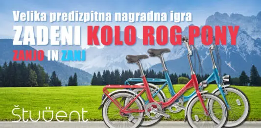 Velika predizpitna nagradna igra zadeni kolo Rog Pony zanjo in zanj