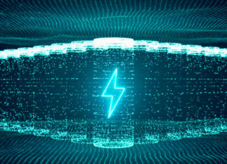 Ta najdba bo Indijo spremenil v velesilo! Lithium ion battery starts recharging electric energy supply, fast charging technology concept, abstract futuristic 3d rendering illustration digital cyberspace particle background