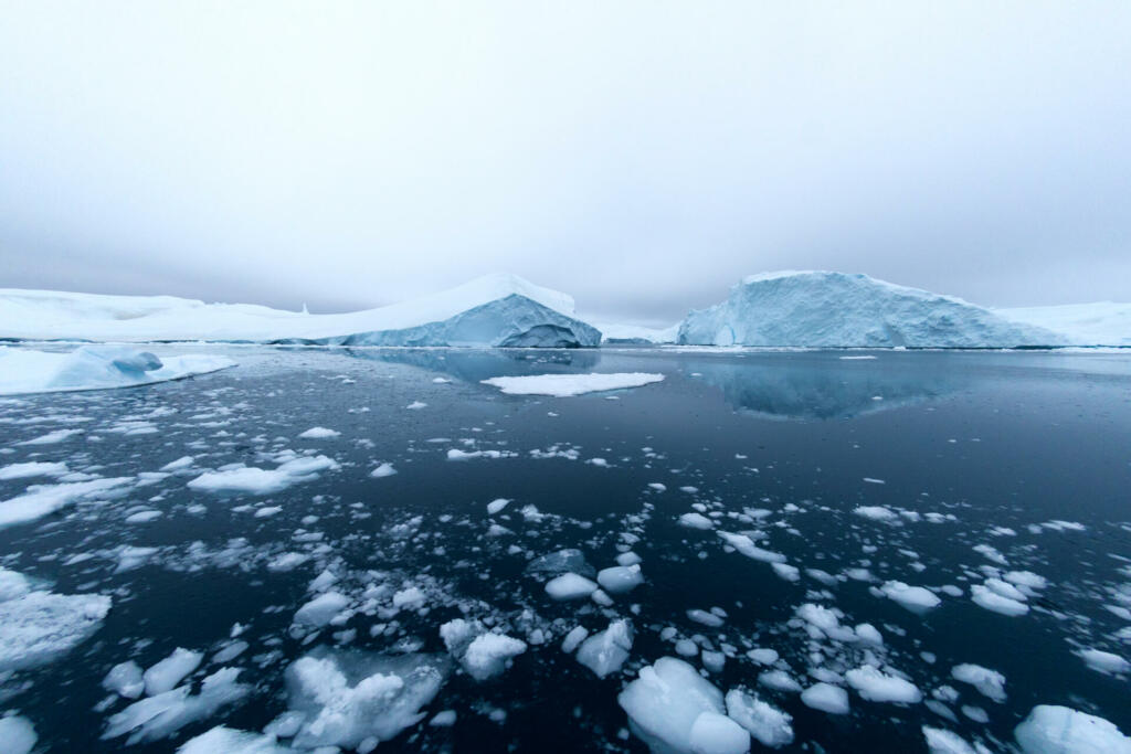 Iceberg in arctic ocean,greenland