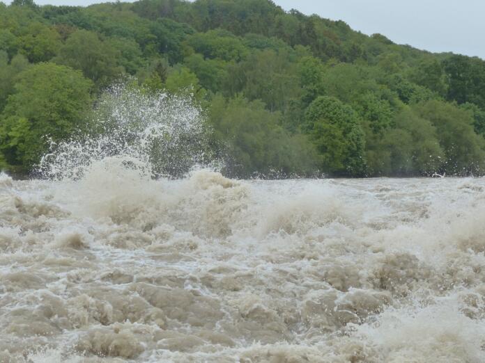 flood, waves, splash