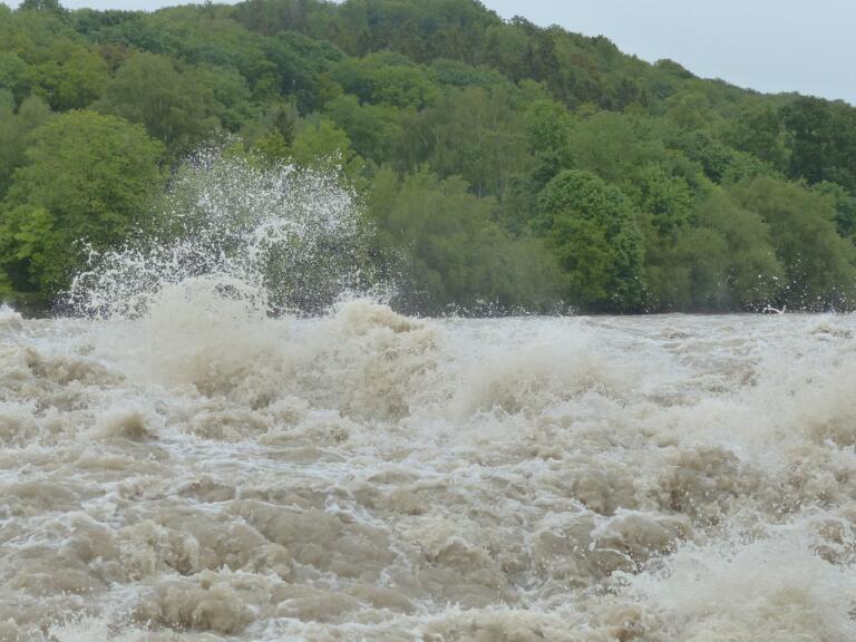 flood, waves, splash