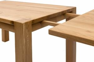 Lesena miza, ki se razširi