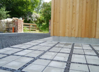 ECORASTER: Vsestranska rešitev za trpežne in vodoprepustne površine Talne rešetke EcoRaster