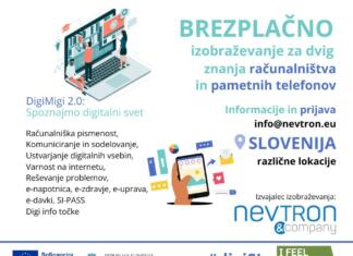 Izobraževanje digitalne pismenosti DigiMigi 2.0 v občini Koper Brezplačno izobraževanje DigiMigi
