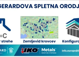 Tri spletna orodja, s katerimi bo vaš nakup in prenova strehe lažja Gerardova spletna orodja: kalkulator strehe, zemljevid krovcev in konfigurator strehe