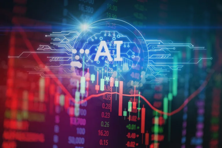 AI stock market graph trading analysis investment financial, stock exchange financial forex graph stock market graph chart business crisis crash grow up profits win up trend server digital
technology