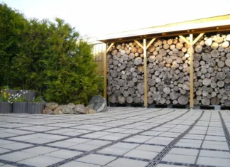 Zunanji element, ki okrepi in izboljša okolico vaše hiše Ecoraster talne rešetke