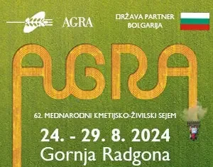 Mednarodni kmetijsko-živilski sejem AGRA 2024 62. mednarodni kmetijskoživilski sejem. 24. - 29. 8. 2024, Gornja Radgona