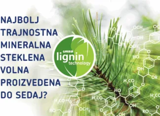 URSA nudi trajnostne izolacijske materiale za izolacijo od tal do strehe Najbolj trajnostna mineralna steklena volna proizvedena do seda?