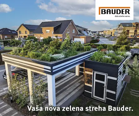 Vaša nova zelena streha Bauder
