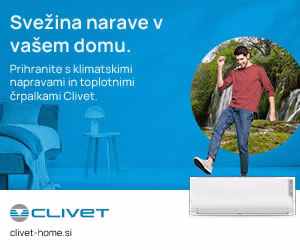 Svežina narave v vašem domu. Prihranite s klimatskimi napravami in toplotnimi črpalkami Clivet.
