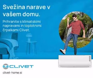 Svežina narave v vašem domu. Prihranite s klimatskimi napravami in toplotnimi črpalkami Clivet.