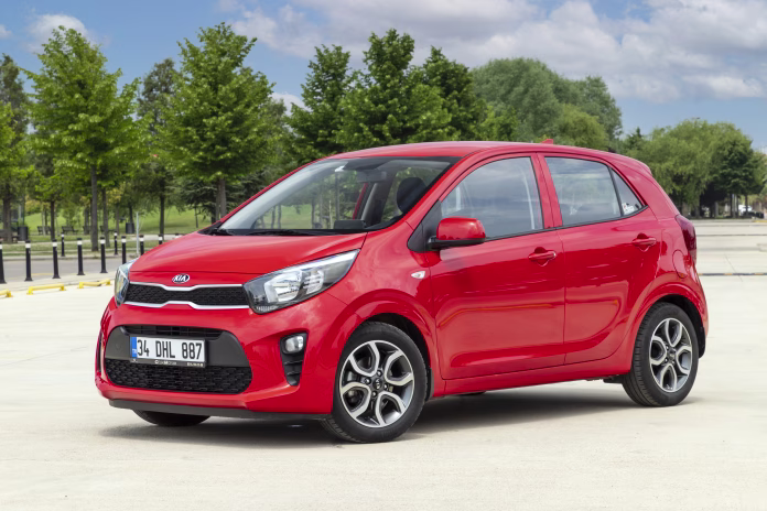 Istanbul, Turkey - May 28 2021 : Kia Picanto is a city car produced by the South Korean manufacturer Kia since 2004.