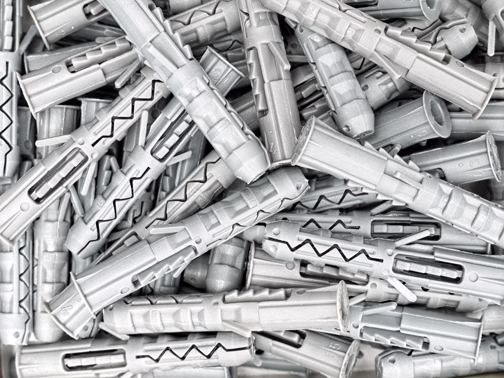 Full Frame Shot Of Hollow Wall Anchors