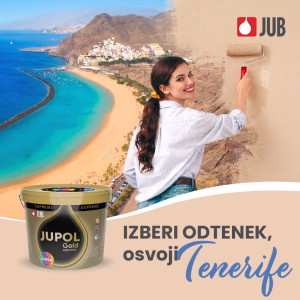 Izberite svoj JUPOL odtenek in odpotujte na sanjske Tenerife