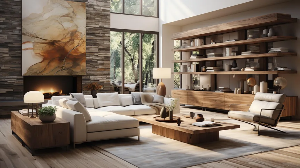 contemporary zen, living room, interior design, natural elements, serene, zen-like, bedroom ambiance, neutral color palette, minimal clutter, harmonious arrangement, furniture, tranquility, peaceful, mindfulness, clean lines, organic materials, calm, relaxation, minimalist, nature-inspired, soft lighting, feng shui principles, meditation corner, nature views