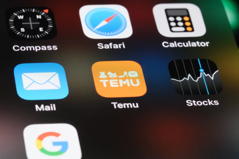 Shanghai,China-Nov.29th 2023: Temu App. online marketplace