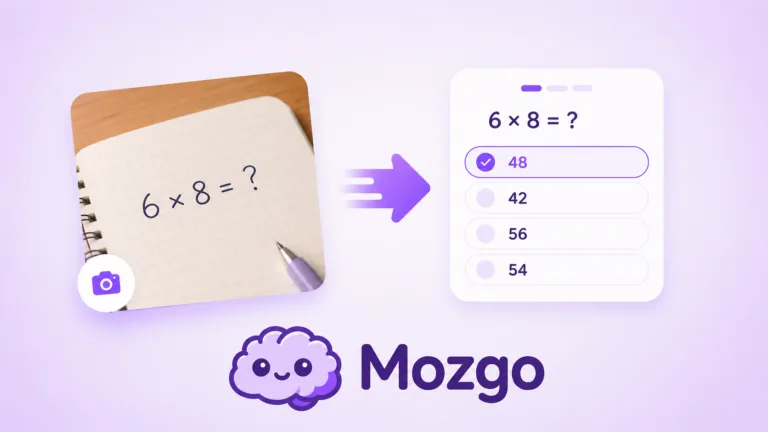 mozgo - aplikacija za učenje in preverjanje