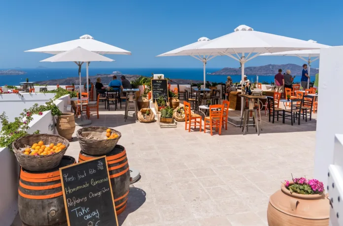 santorini, oia, restaurant, view, people, person, tourist, greece, travel, architecture, white, blue, summer, greek, island, tourism, europe, sea, mediterranean, water, nature, landscape, outdoor, santorini, santorini, santorini, santorini, santorini, greece, greece, greece, greece