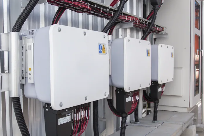 white-inverter-of-solar-cell-power-generation-system-stockpack-istock White inverter of solar cell power generation system