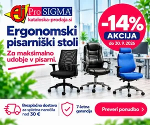 Akcija ergonomskih pisarniških stolov | Prosigma