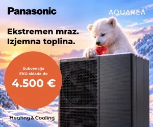 PANASONIC SLOVENIJA | Ekstremno mraz. Izjemna Toplina. Aquarea. EKO SKLAD -4500€.